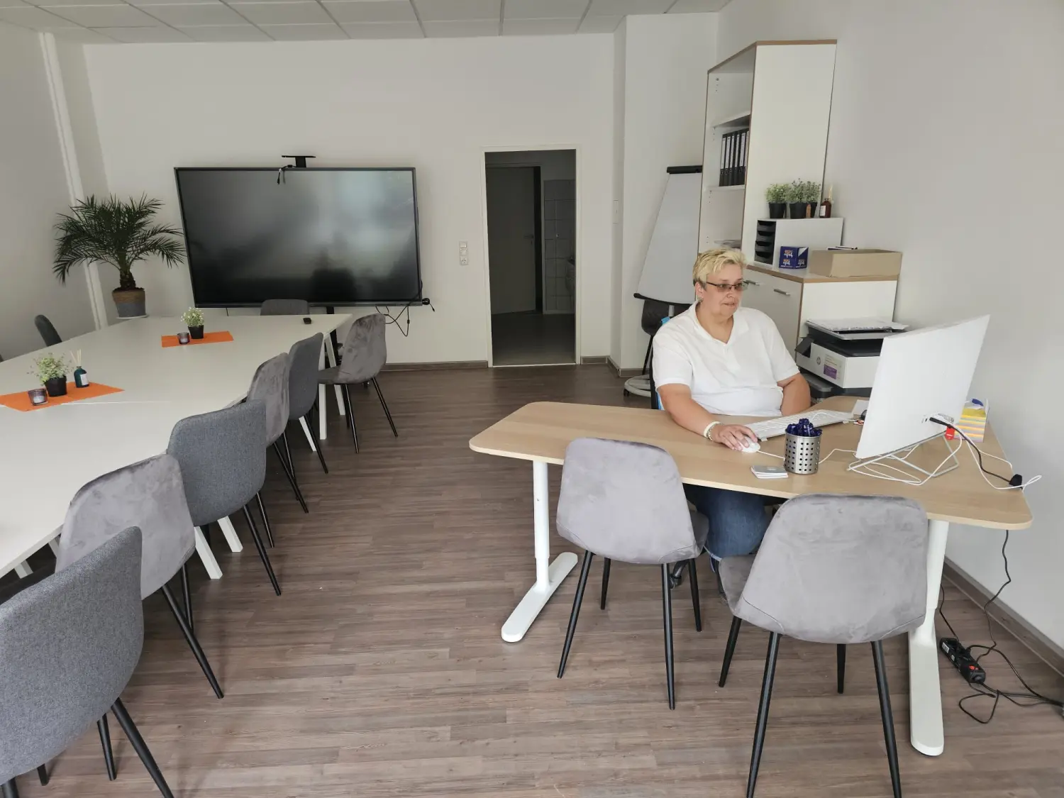 Büroansicht von der Fahrschule am Eulenhof